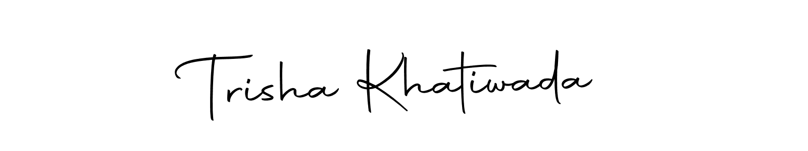 Design your own signature with our free online signature maker. With this signature software, you can create a handwritten (Autography-DOLnW) signature for name Trisha Khatiwada. Trisha Khatiwada signature style 10 images and pictures png