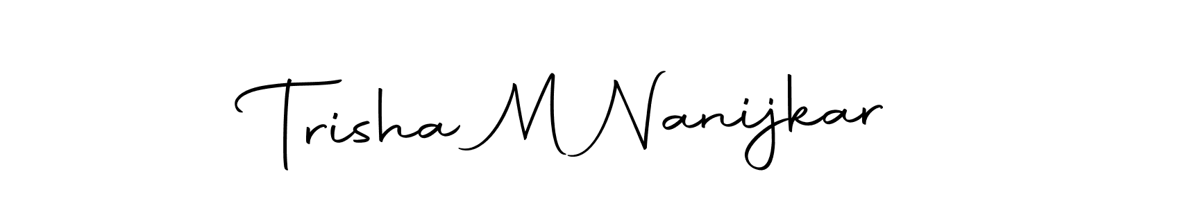 See photos of Trisha M Nanijkar official signature by Spectra . Check more albums & portfolios. Read reviews & check more about Autography-DOLnW font. Trisha M Nanijkar signature style 10 images and pictures png
