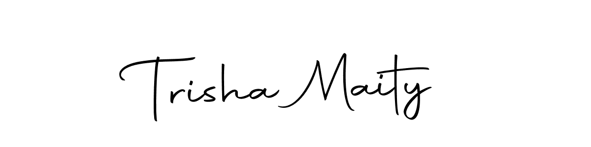 Use a signature maker to create a handwritten signature online. With this signature software, you can design (Autography-DOLnW) your own signature for name Trisha Maity. Trisha Maity signature style 10 images and pictures png