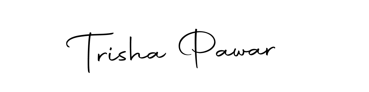 Design your own signature with our free online signature maker. With this signature software, you can create a handwritten (Autography-DOLnW) signature for name Trisha Pawar. Trisha Pawar signature style 10 images and pictures png