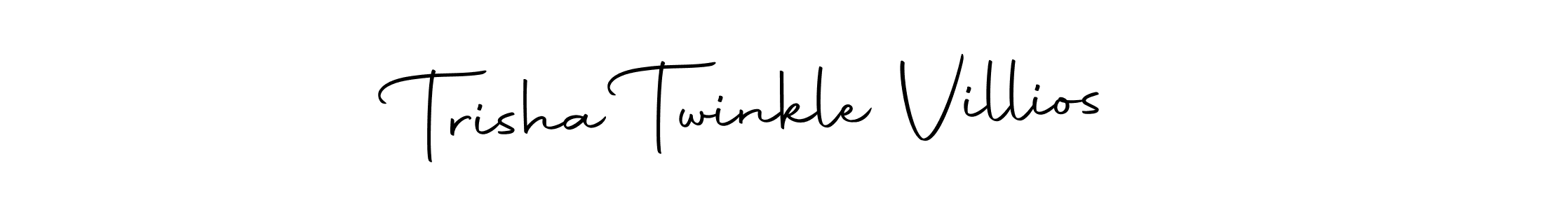 Make a beautiful signature design for name Trisha Twinkle Villios. With this signature (Autography-DOLnW) style, you can create a handwritten signature for free. Trisha Twinkle Villios signature style 10 images and pictures png