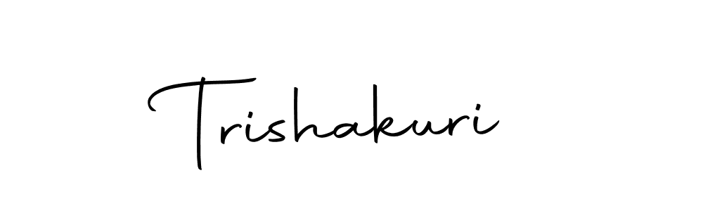 Use a signature maker to create a handwritten signature online. With this signature software, you can design (Autography-DOLnW) your own signature for name Trishakuri. Trishakuri signature style 10 images and pictures png