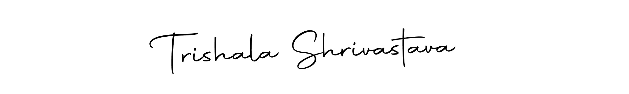 Make a beautiful signature design for name Trishala Shrivastava. Use this online signature maker to create a handwritten signature for free. Trishala Shrivastava signature style 10 images and pictures png