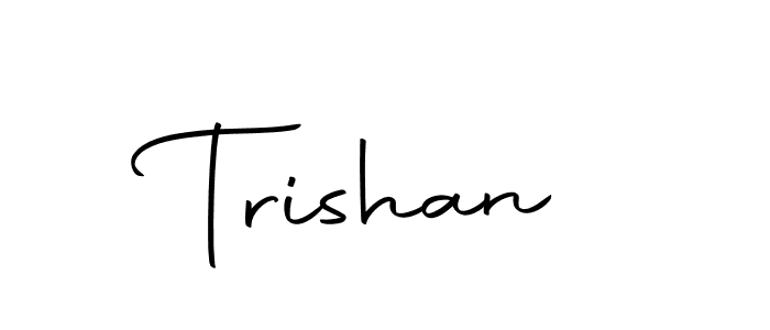 The best way (Autography-DOLnW) to make a short signature is to pick only two or three words in your name. The name Trishan include a total of six letters. For converting this name. Trishan signature style 10 images and pictures png