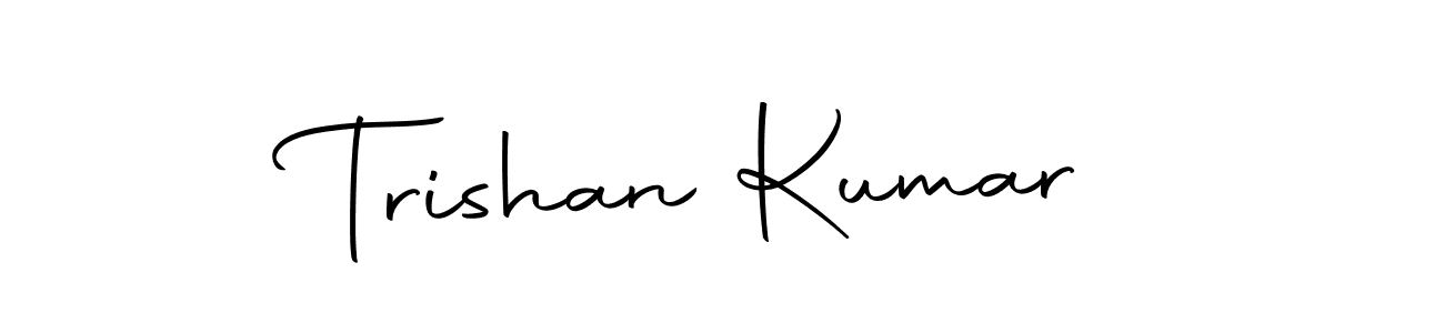 Make a beautiful signature design for name Trishan Kumar. With this signature (Autography-DOLnW) style, you can create a handwritten signature for free. Trishan Kumar signature style 10 images and pictures png