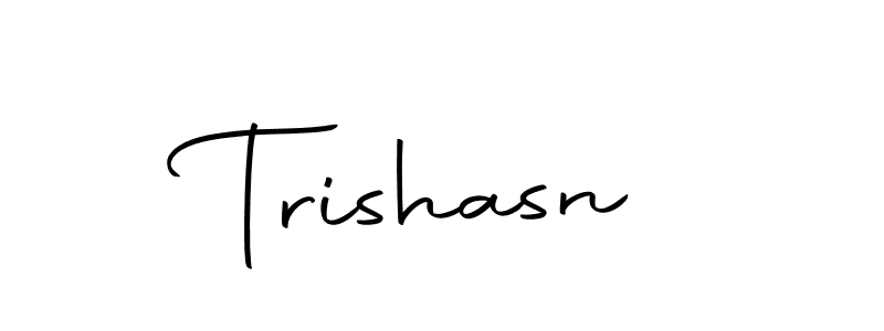 Design your own signature with our free online signature maker. With this signature software, you can create a handwritten (Autography-DOLnW) signature for name Trishasn. Trishasn signature style 10 images and pictures png