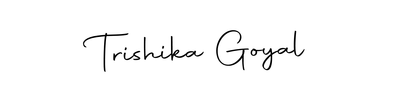 Make a short Trishika Goyal signature style. Manage your documents anywhere anytime using Autography-DOLnW. Create and add eSignatures, submit forms, share and send files easily. Trishika Goyal signature style 10 images and pictures png
