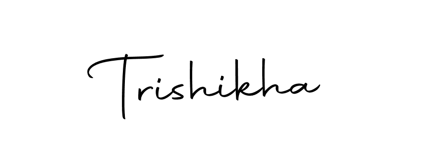 It looks lik you need a new signature style for name Trishikha. Design unique handwritten (Autography-DOLnW) signature with our free signature maker in just a few clicks. Trishikha signature style 10 images and pictures png