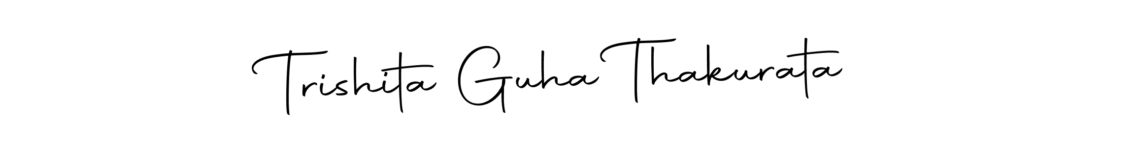 Here are the top 10 professional signature styles for the name Trishita Guha Thakurata. These are the best autograph styles you can use for your name. Trishita Guha Thakurata signature style 10 images and pictures png