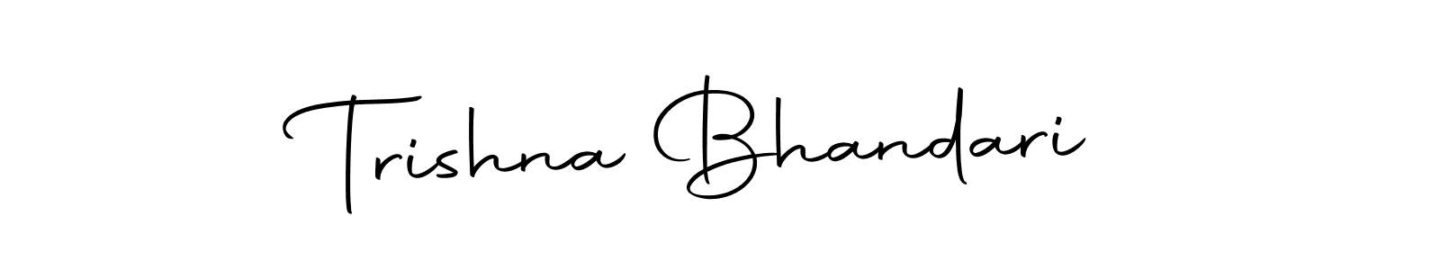 Once you've used our free online signature maker to create your best signature Autography-DOLnW style, it's time to enjoy all of the benefits that Trishna Bhandari name signing documents. Trishna Bhandari signature style 10 images and pictures png