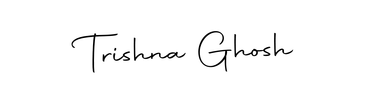 Create a beautiful signature design for name Trishna Ghosh. With this signature (Autography-DOLnW) fonts, you can make a handwritten signature for free. Trishna Ghosh signature style 10 images and pictures png