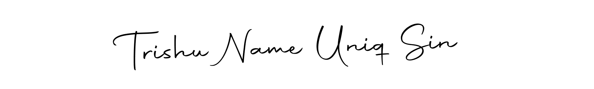 It looks lik you need a new signature style for name Trishu Name Uniq Sin. Design unique handwritten (Autography-DOLnW) signature with our free signature maker in just a few clicks. Trishu Name Uniq Sin signature style 10 images and pictures png