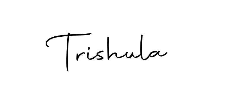 Use a signature maker to create a handwritten signature online. With this signature software, you can design (Autography-DOLnW) your own signature for name Trishula. Trishula signature style 10 images and pictures png