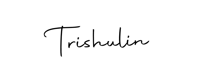 How to make Trishulin signature? Autography-DOLnW is a professional autograph style. Create handwritten signature for Trishulin name. Trishulin signature style 10 images and pictures png