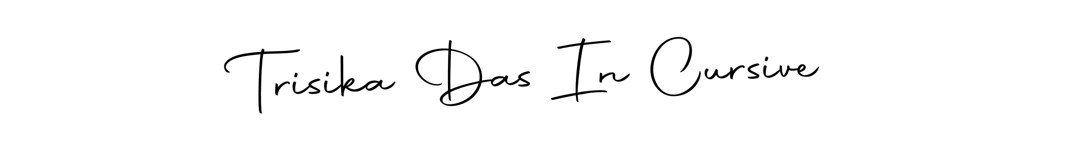 Check out images of Autograph of Trisika Das In Cursive name. Actor Trisika Das In Cursive Signature Style. Autography-DOLnW is a professional sign style online. Trisika Das In Cursive signature style 10 images and pictures png