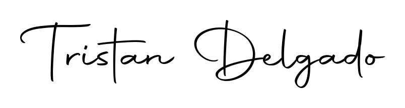 Design your own signature with our free online signature maker. With this signature software, you can create a handwritten (Autography-DOLnW) signature for name Tristan Delgado. Tristan Delgado signature style 10 images and pictures png