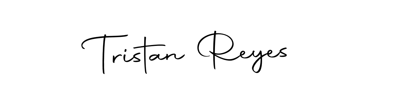 How to make Tristan Reyes name signature. Use Autography-DOLnW style for creating short signs online. This is the latest handwritten sign. Tristan Reyes signature style 10 images and pictures png