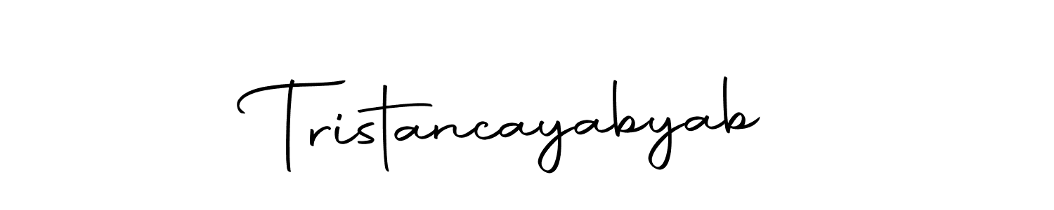 Make a beautiful signature design for name Tristancayabyab. With this signature (Autography-DOLnW) style, you can create a handwritten signature for free. Tristancayabyab signature style 10 images and pictures png