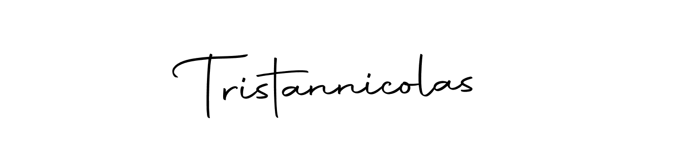 Make a beautiful signature design for name Tristannicolas. Use this online signature maker to create a handwritten signature for free. Tristannicolas signature style 10 images and pictures png