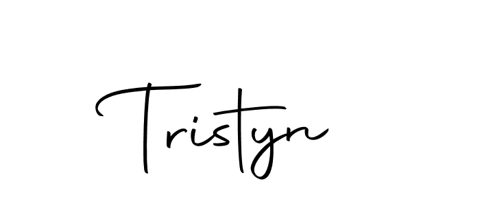 Make a beautiful signature design for name Tristyn. With this signature (Autography-DOLnW) style, you can create a handwritten signature for free. Tristyn signature style 10 images and pictures png