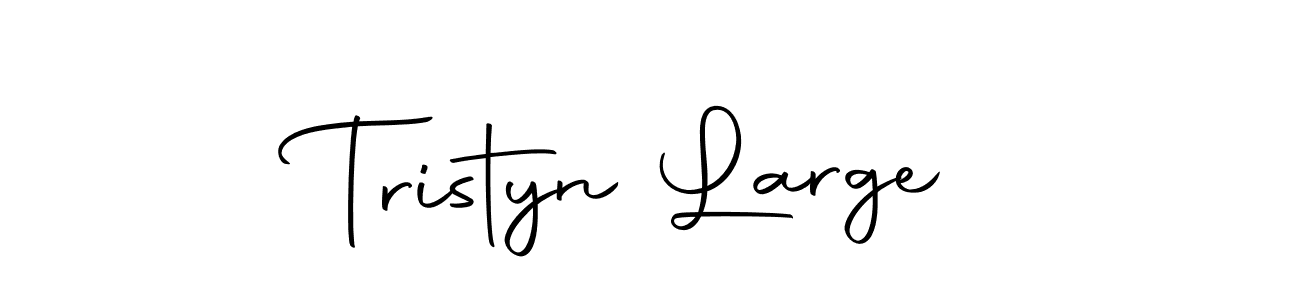 The best way (Autography-DOLnW) to make a short signature is to pick only two or three words in your name. The name Tristyn Large include a total of six letters. For converting this name. Tristyn Large signature style 10 images and pictures png