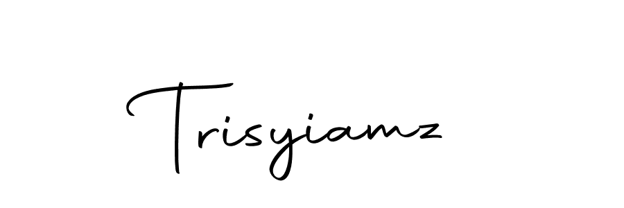 The best way (Autography-DOLnW) to make a short signature is to pick only two or three words in your name. The name Trisyiamz include a total of six letters. For converting this name. Trisyiamz signature style 10 images and pictures png