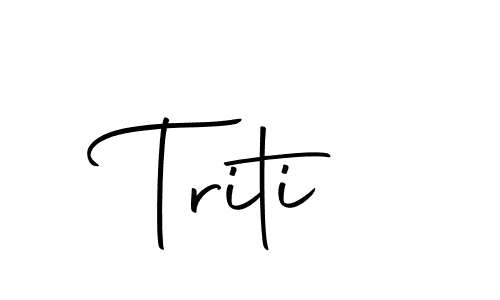 Make a beautiful signature design for name Triti. With this signature (Autography-DOLnW) style, you can create a handwritten signature for free. Triti signature style 10 images and pictures png
