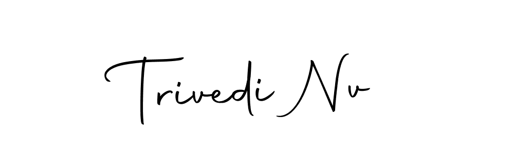 How to Draw Trivedi Nv signature style? Autography-DOLnW is a latest design signature styles for name Trivedi Nv. Trivedi Nv signature style 10 images and pictures png