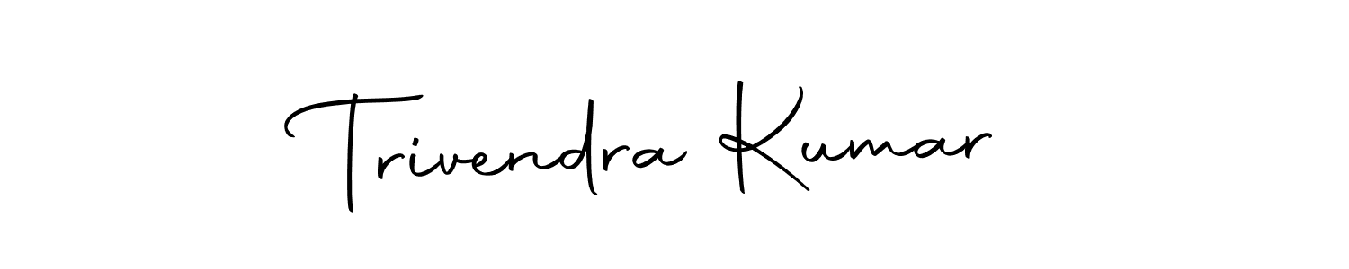 Design your own signature with our free online signature maker. With this signature software, you can create a handwritten (Autography-DOLnW) signature for name Trivendra Kumar. Trivendra Kumar signature style 10 images and pictures png