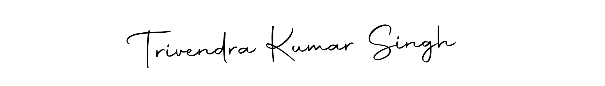 You should practise on your own different ways (Autography-DOLnW) to write your name (Trivendra Kumar Singh) in signature. don't let someone else do it for you. Trivendra Kumar Singh signature style 10 images and pictures png