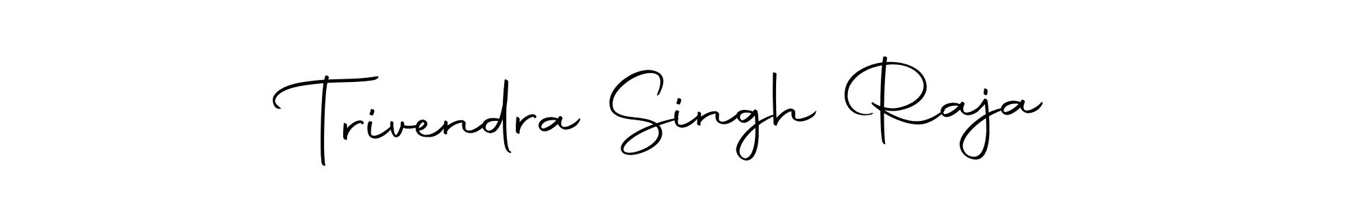 Make a beautiful signature design for name Trivendra Singh Raja. With this signature (Autography-DOLnW) style, you can create a handwritten signature for free. Trivendra Singh Raja signature style 10 images and pictures png
