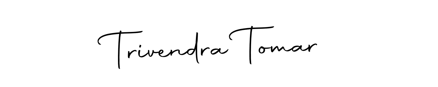 It looks lik you need a new signature style for name Trivendra Tomar. Design unique handwritten (Autography-DOLnW) signature with our free signature maker in just a few clicks. Trivendra Tomar signature style 10 images and pictures png