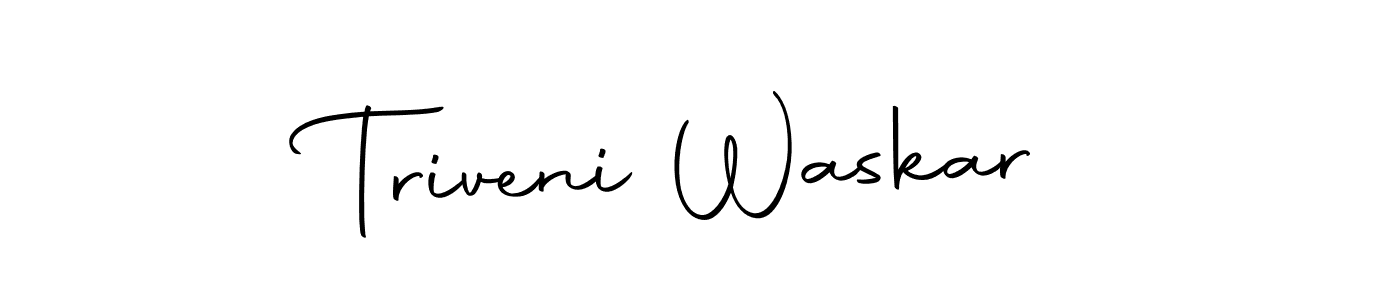 if you are searching for the best signature style for your name Triveni Waskar. so please give up your signature search. here we have designed multiple signature styles  using Autography-DOLnW. Triveni Waskar signature style 10 images and pictures png