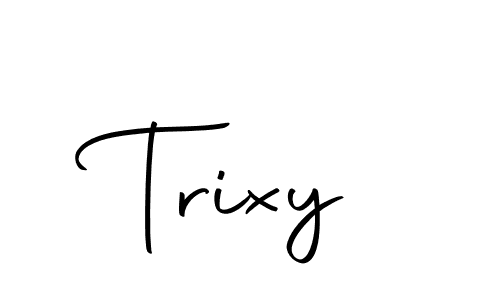 Similarly Autography-DOLnW is the best handwritten signature design. Signature creator online .You can use it as an online autograph creator for name Trixy. Trixy signature style 10 images and pictures png