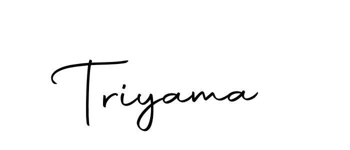 Triyama stylish signature style. Best Handwritten Sign (Autography-DOLnW) for my name. Handwritten Signature Collection Ideas for my name Triyama. Triyama signature style 10 images and pictures png