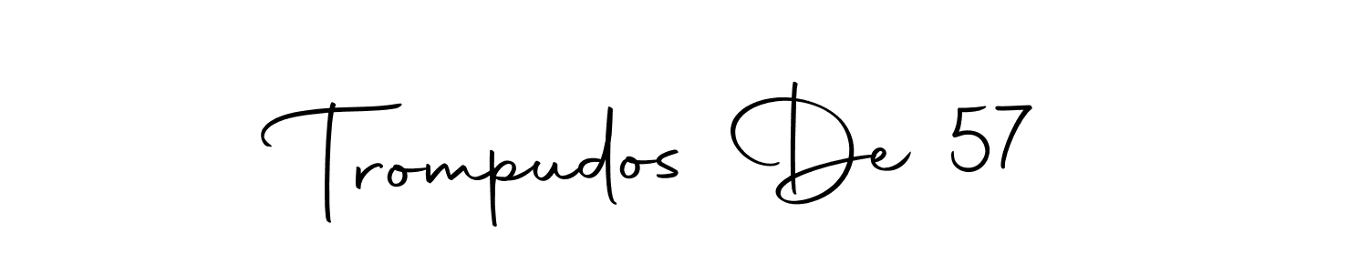 Design your own signature with our free online signature maker. With this signature software, you can create a handwritten (Autography-DOLnW) signature for name Trompudos De 57. Trompudos De 57 signature style 10 images and pictures png