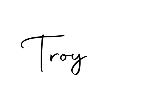 Create a beautiful signature design for name Troy . With this signature (Autography-DOLnW) fonts, you can make a handwritten signature for free. Troy  signature style 10 images and pictures png