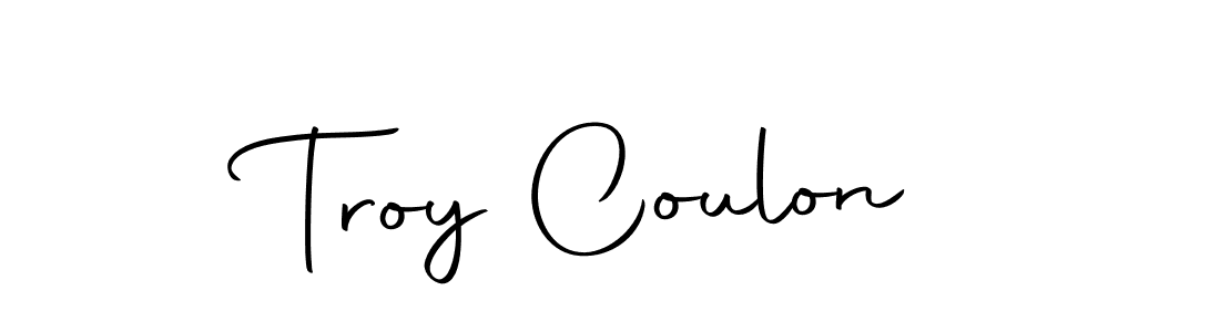 Also we have Troy Coulon name is the best signature style. Create professional handwritten signature collection using Autography-DOLnW autograph style. Troy Coulon signature style 10 images and pictures png