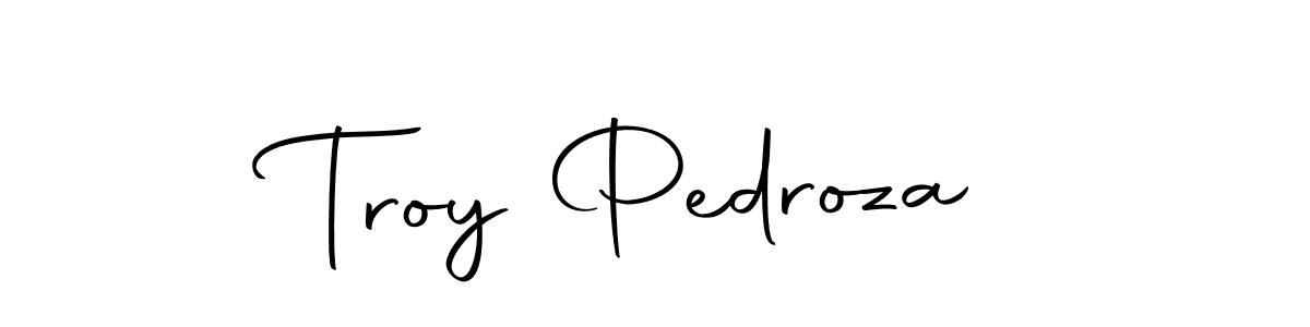 Design your own signature with our free online signature maker. With this signature software, you can create a handwritten (Autography-DOLnW) signature for name Troy Pedroza. Troy Pedroza signature style 10 images and pictures png