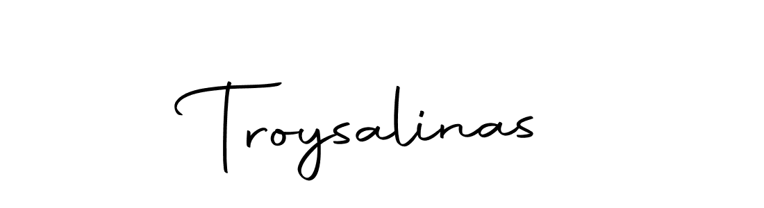 Similarly Autography-DOLnW is the best handwritten signature design. Signature creator online .You can use it as an online autograph creator for name Troysalinas. Troysalinas signature style 10 images and pictures png