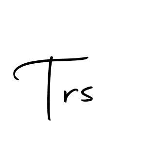 Make a beautiful signature design for name Trs. With this signature (Autography-DOLnW) style, you can create a handwritten signature for free. Trs signature style 10 images and pictures png