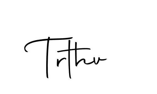 Create a beautiful signature design for name Trthv. With this signature (Autography-DOLnW) fonts, you can make a handwritten signature for free. Trthv signature style 10 images and pictures png