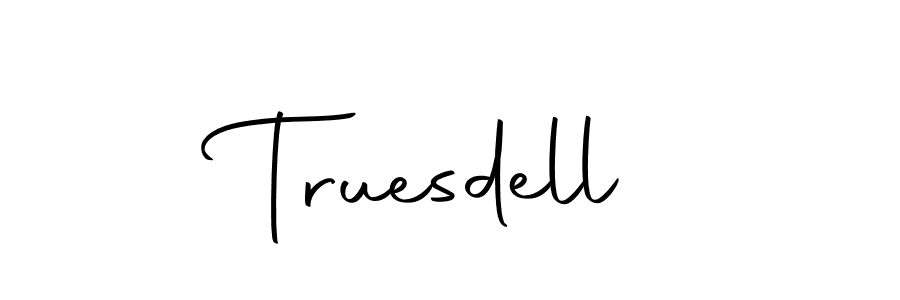 You should practise on your own different ways (Autography-DOLnW) to write your name (Truesdell) in signature. don't let someone else do it for you. Truesdell signature style 10 images and pictures png