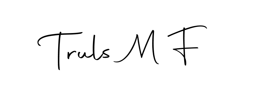 How to Draw Truls M F signature style? Autography-DOLnW is a latest design signature styles for name Truls M F. Truls M F signature style 10 images and pictures png