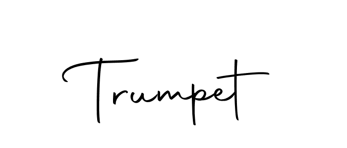 How to make Trumpet name signature. Use Autography-DOLnW style for creating short signs online. This is the latest handwritten sign. Trumpet signature style 10 images and pictures png