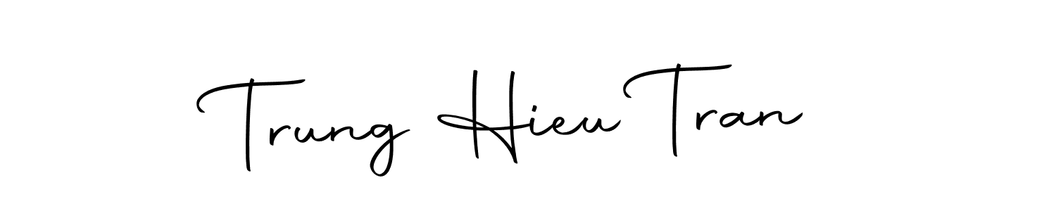 The best way (Autography-DOLnW) to make a short signature is to pick only two or three words in your name. The name Trung Hieu Tran include a total of six letters. For converting this name. Trung Hieu Tran signature style 10 images and pictures png