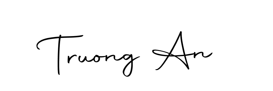 Make a short Truong An signature style. Manage your documents anywhere anytime using Autography-DOLnW. Create and add eSignatures, submit forms, share and send files easily. Truong An signature style 10 images and pictures png