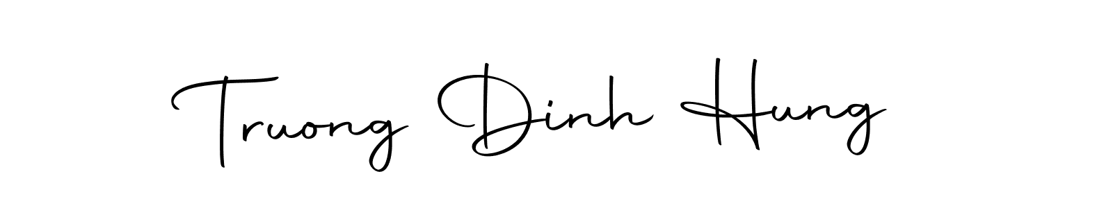 Make a beautiful signature design for name Truong Dinh Hung. With this signature (Autography-DOLnW) style, you can create a handwritten signature for free. Truong Dinh Hung signature style 10 images and pictures png
