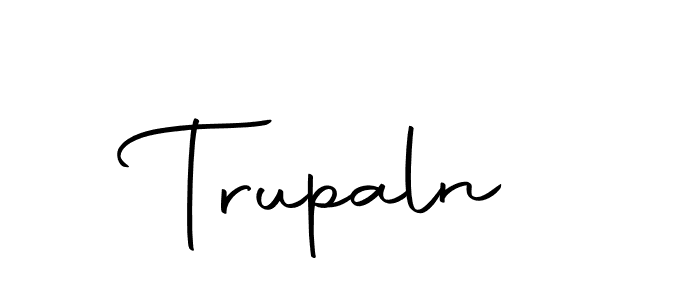 if you are searching for the best signature style for your name Trupaln. so please give up your signature search. here we have designed multiple signature styles  using Autography-DOLnW. Trupaln signature style 10 images and pictures png