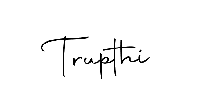 Similarly Autography-DOLnW is the best handwritten signature design. Signature creator online .You can use it as an online autograph creator for name Trupthi. Trupthi signature style 10 images and pictures png